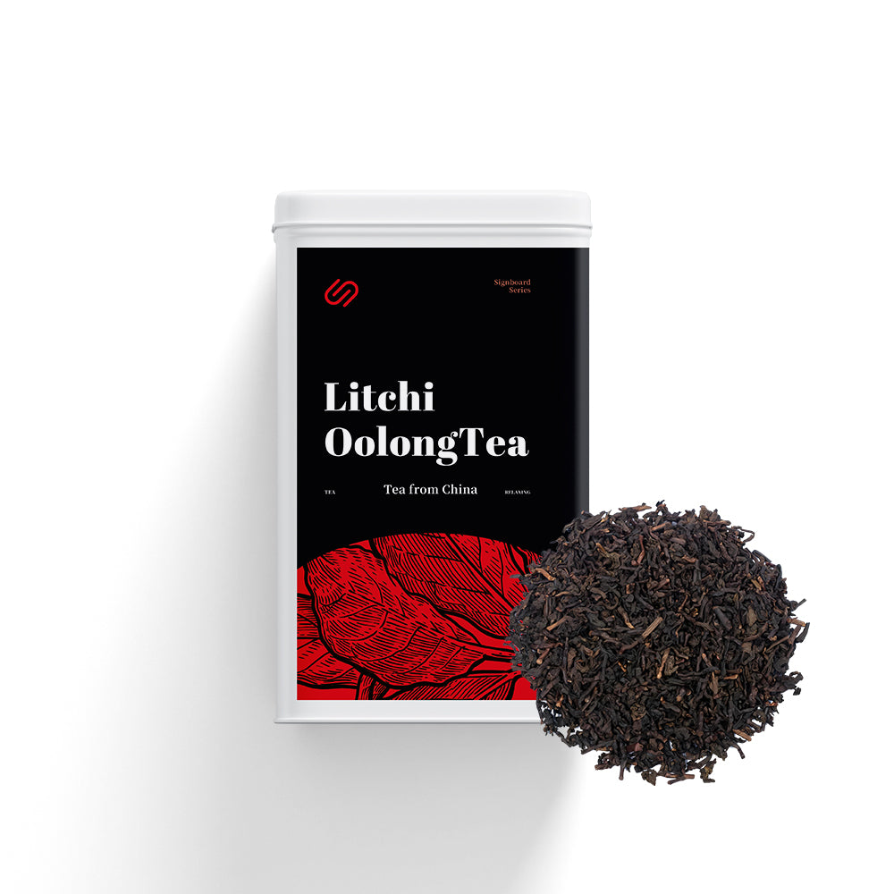 Litchi Oolong Tea Bag  Tin